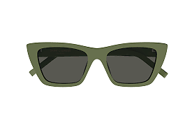 Pre-owned Saint Laurent Yves  Sl-276-mica-057 Green Sunglasses