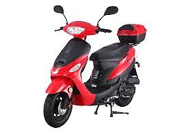 Brand New 49cc scooter moped Free trunk Free Shipping! 50 cc street legal !