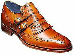 Pre-owned Handmade Men's Leather Unique Superb Brown Double Monk Straps Buckles Shoes-311