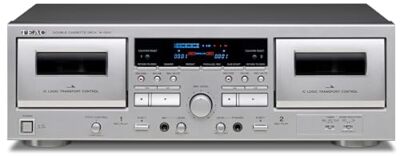 TEAC Double Cassette Deck W-1200 Silver 100V 50/60Hz