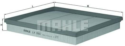 Knecht Mahle Lx2882 Filtre Ã  Air Opel Astra, Chevrolet Cruze Orlando *Neuf*