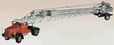 Nzg 1/50 Liebherr Forme 6 Grue Hauled par A Scania 664