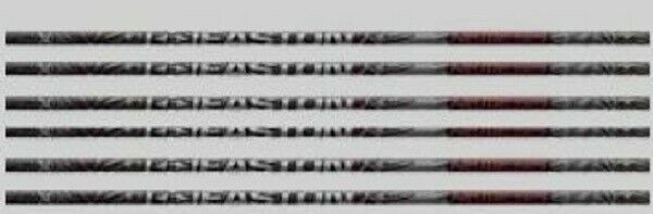 Easton - Nemesis Arrows - 300 Spine - .003 Straightness - Bare Shafts - 12 Pack