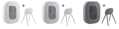 KOMMA LOBE Air Purifier Set LOV01-2106 with Stand Small Room 3 Colors / FedEx