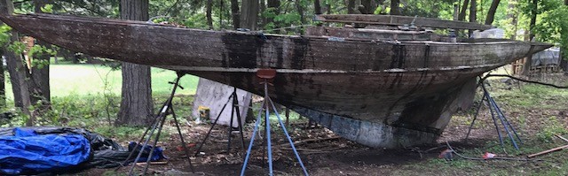 Vintage Mower Herreshoff Ardelle Sailboat America Cup R Class Sloop 38' Unknown