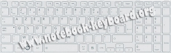 Clavier FranÃ§Ais Original Pour Toshiba Satellite (Pro) L850 L850d L870 L870d