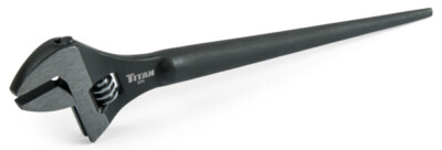 Titan 209 8-Inch Adjustable Construction Spud Wrench - 8''