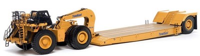 Cat Caterpillar 1:50 scale Cat 784C Tractor With Towhaul Lowboy Trailer 55220