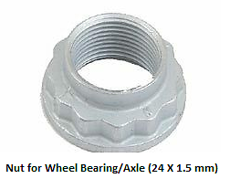 Axle Nuts Febi 33411133785A For BMW E36 E46 E60 E63 E64 E70 E90 