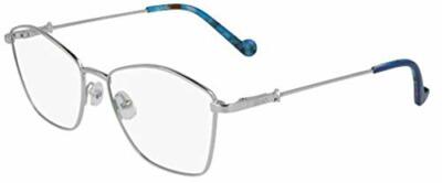 NEW Liu Jo LJ 2153 045 Silver & Blue Eyeglasses 55mm with LJ Case