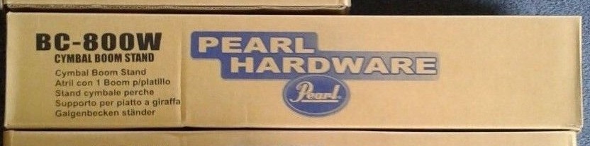 Pearl Drums Boom Cymbal Stand BC-800W, Double Braced, Convertible to Straight