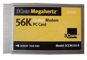 3Com Megahertz PCMCIA 56k Win Modem PC Card with XJACK 3CXM356 | eBay