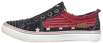 Blowfish Malibu womens Play Sneaker Navy Star 8.5 US
