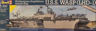 Revell 05104 U.S.S.Wasp LHD-1 Aircraft Carrier 1/350 BRAND