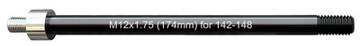 Hitch Thru Axle Adapter 12mm Thru Axle With 1.0/1.5/1.75 Thread ...