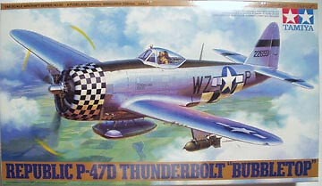 TAM61090 1:48 Tamiya P-47D Thunderbolt Bubbletop #61090
