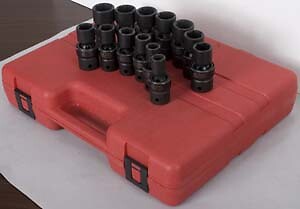 Sunex Tool  2665 13 Piece 1/2'' Drive Metric Universal Impact Socket Set