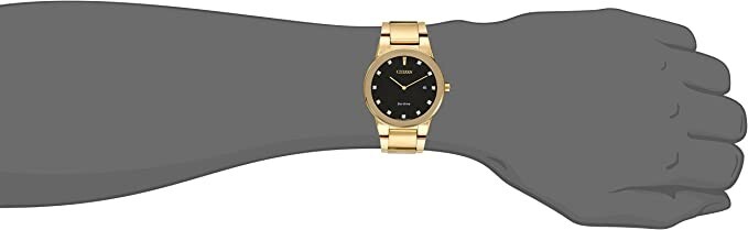 Pre-owned Citizen Eco-drive Men's Diamond Accents Gold-tone 40mm Watch Au1062-56g No Box