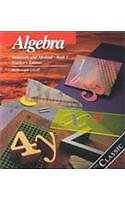 ALGEBRA: STRUCTURE AND METHOD, BOOK 1, TEACHER'S EDITION By Richard G. VG