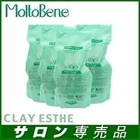 Moltobene clay esthetic shampoo EX 1000ml 4 bottles refill