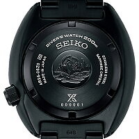 Pre-owned Seiko Prospex The Black Series Night Vision Sbdy127 Black Men's Watch In Box