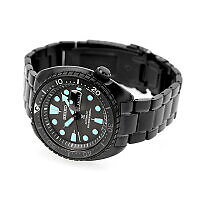 Pre-owned Seiko Prospex The Black Series Night Vision Sbdy127 Black Men's Watch In Box