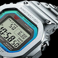 Pre-owned Casio G-shock Gmw-b5000pc-1jf Silver Full Metal Limited Men's Watch In Box