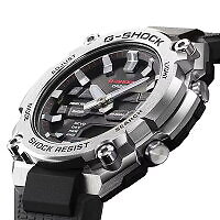 Pre-owned Casio G-shock G-steel Gst-b600-1ajf Black Men's Watch In Box