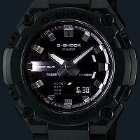 Pre-owned Casio G-shock G-steel Gst-b600d-1ajf Black Men's Watch In Box