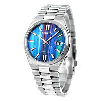 Pre-owned Citizen Tsuyosa Collection Nj0151-53w Blue Sapphire Men's Watch In Box