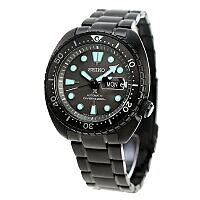 Pre-owned Seiko Prospex The Black Series Night Vision Sbdy127 Black Men's Watch In Box