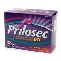 Prilosec OTC over-the-counter digestión y náuseas medicamentos