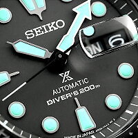 Pre-owned Seiko Prospex The Black Series Night Vision Sbdy127 Black Men's Watch In Box