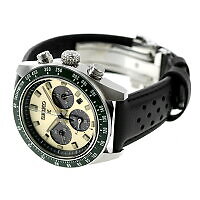 Pre-owned Seiko Prospex Sbdl115 Gold Speedtimer Solar Chronograph Men's Watch In Box
