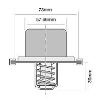 TRIDON THERMOSTAT FOR CUMMINS Diesel Eng H,HA,HB,HF HHR,HHRF,HHRS,HR,HRC 61on(2)