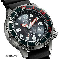 Pre-owned Citizen Promaster Marine Bn0255-03e Black Marvel Miles Men's Watch In Box