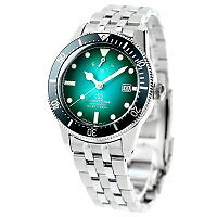 Pre-owned Orient Star Rk-au0602e Green Diver 1964 2nd Edition Men's Watch In Box
