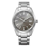 Pre-owned Citizen Black Analog Mechanical Auto Stainless Men Nb1050-59h With Box