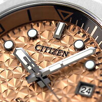 Pre-owned Citizen Series 8 Nb6066-51w Copper Pink Sakura Limited Men's Watch In Box