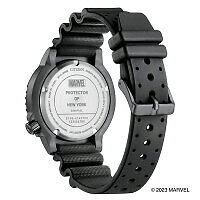 Pre-owned Citizen Promaster Marine Bn0255-03e Black Marvel Miles Men's Watch In Box