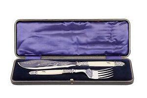 Antique Silver Plate Cutlery Sets