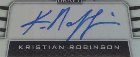 2019 Leaf Metal Draft - Kristian Robinson #BA-KR1
