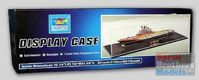 TRP09801 Trumpeter Display Case 19.75'' x 5.875 '' x 4.625'' w/ Black Base