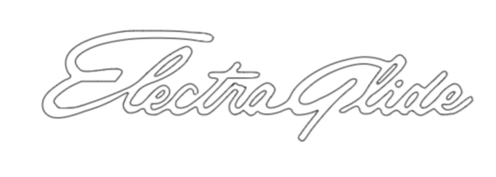 Harley Davidson Electra Glide Logo VINYL DECAL STICKER Car Laptop phone