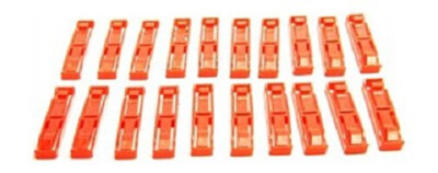 Carrera Track Connection Clips Red 2006 & Up (20)