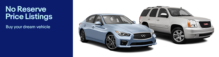 No Reserve Price Cars Trucks