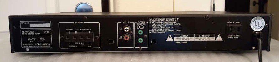 Kenwood KT 59 Digital Synthesized AM/FM Tuner (Vintage)