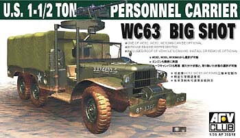 AFV Club 35S18 1:35 WC63 Big Shot 1.5-Ton Personnel Carrier