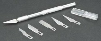 Excel Light Duty Knife with Cap Assorted Blades 5 Model and Hobby