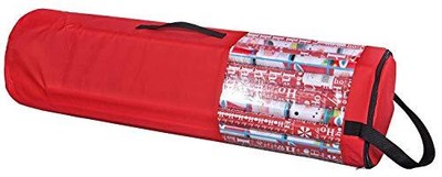 Wrapping Paper Storage Bag Christmas Gift Wrap Organizer Stores Up To 24 Rolls 4